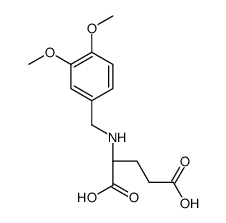 (2S)-2-[(3,4-dimethoxyphenyl)methylamino]pentanedioic acid Structure