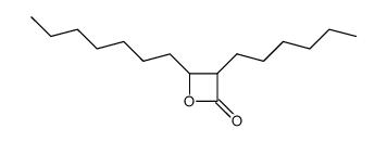 4-heptyl-3-hexyloxetan-2-one Structure