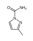 3-甲基吡唑-1-甲酰胺结构式