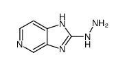 2-Hydrazino-1H-imidazo[4,5-c]pyridine结构式