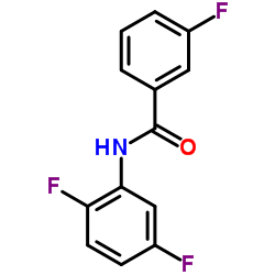 N-(2,5-Difluorophenyl)-3-fluorobenzamide结构式