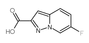 6-氟吡唑并[1,5-a]吡啶-2-羧酸结构式