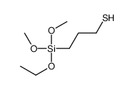 3-[ethoxy(dimethoxy)silyl]propane-1-thiol结构式