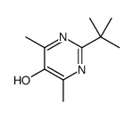 2-tert-butyl-4,6-dimethylpyrimidin-5-ol结构式