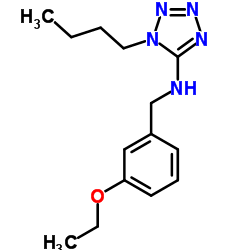 1-Butyl-N-(3-ethoxybenzyl)-1H-tetrazol-5-amine structure