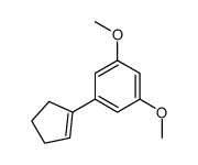 1-(cyclopenten-1-yl)-3,5-dimethoxybenzene Structure