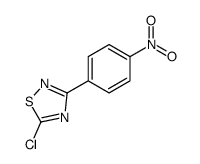 5-chloro-3-(4-nitrophenyl)-1,2,4-thiadiazole structure