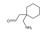 2-[1-(aminomethyl)cyclohexyl]acetaldehyde Structure