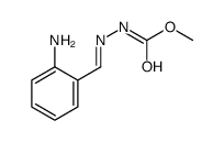 methyl N-[(2-aminophenyl)methylideneamino]carbamate Structure