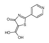 5-(dihydroxymethylidene)-2-pyridin-4-yl-1,3-thiazol-4-one Structure