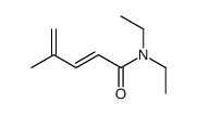 N,N-diethyl-4-methylpenta-2,4-dienamide结构式