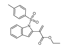 ethyl 2-(N-tosylindol-2-yl)acrylate Structure