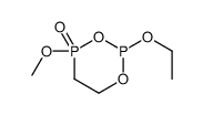 2-ethoxy-4-methoxy-1,3,2,4λ5-dioxadiphosphinane 4-oxide结构式