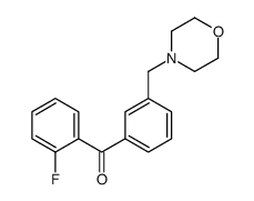 2-FLUORO-3'-MORPHOLINOMETHYL BENZOPHENONE图片