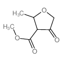 methyl 2-methyl-4-oxo-oxolane-3-carboxylate结构式