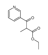 2-methyl-3-oxo-3-[3]pyridyl-propionic acid ethyl ester结构式
