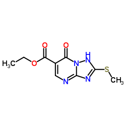 ethyl 1,7-dihydro-2-(methylthio)-7-oxo-[1,2,4]triazolo[1,5-a]pyrimidine-6-carboxylate picture