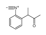 2-Butanone, 3-(2-isocyanophenyl) Structure