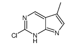 2-Chloro-5-methyl-7H-pyrrolo[2,3-d]pyrimidine Structure