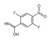 2,5-difluoro-4-nitrobenzamide结构式
