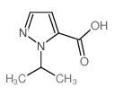 1-异丙基吡唑-5-甲酸结构式