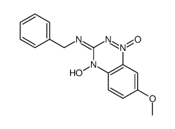 N-benzyl-4-hydroxy-7-methoxy-1-oxido-1,2,4-benzotriazin-1-ium-3-imine Structure