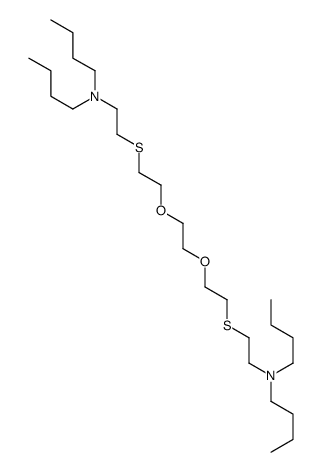 N-butyl-N-[2-[2-[2-[2-[2-(dibutylamino)ethylsulfanyl]ethoxy]ethoxy]ethylsulfanyl]ethyl]butan-1-amine Structure