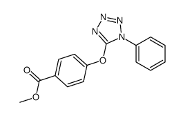 methyl 4-(1-phenyltetrazol-5-yl)oxybenzoate Structure