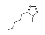 1-methyl-2-(3-methylsulfanylpropyl)imidazole Structure