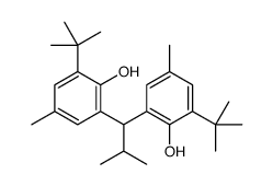2,2'-(2-methylpropylidene)bis[6-(1,1-dimethylethyl)-p-cresol] Structure