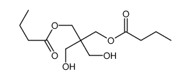 2,2-bis(hydroxymethyl)propane-1,3-diyl dibutyrate结构式