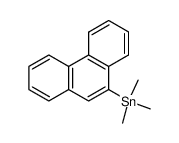 Trimethyl(9-phenanthryl)stannane结构式