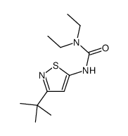 3-(3-tert-butyl-1,2-thiazol-5-yl)-1,1-diethylurea结构式