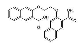 3-[2-(3-carboxynaphthalen-2-yl)oxyethoxy]naphthalene-2-carboxylic acid Structure