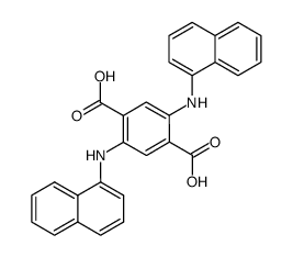 2,5-bis-[1]naphthylamino-terephthalic acid Structure