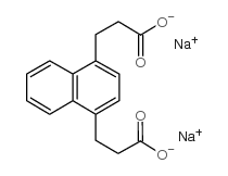 萘基-1,4-二丙酸二钠盐结构式