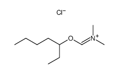 (1-Ethyl-pentyloxymethylene)-dimethyl-ammonium; chloride结构式