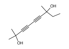 2,7-dimethyl-nona-3,5-diyne-2,7-diol结构式