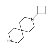 3-Cyclobutyl-3,9-diazaspiro[5.5]undecane Structure