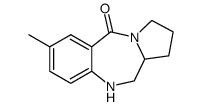7-Methyl-1,2,3,10,11,11a-hexahydro-benzo[e]pyrrolo[1,2-a][1,4]diazepin-5-one Structure