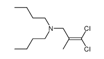 dibutyl-(3,3-dichloro-2-methyl-allyl)-amine结构式