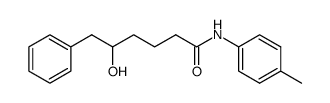 δ-Hydroxy-ε-phenyl-capronsaeure-p-toluidid结构式