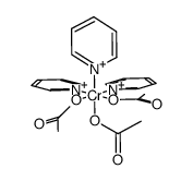 triacetatotripyridinechromium(III)结构式