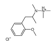 [1-(2-methoxyphenyl)propan-2-yl-methylamino]-dimethylazanium,chloride Structure