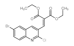 6-BROMO-2-CHLORO-3-(2,2-DIETHOXYCARBONYL)VINYLQUINOLINE picture