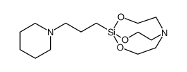 1-(3-Piperidin-1-yl-propyl)-2,8,9-trioxa-5-aza-1-sila-bicyclo[3.3.3]undecane Structure