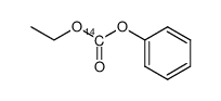 ethyl phenyl carbonate-14C Structure