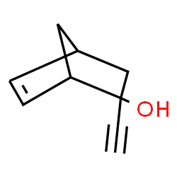 Bicyclo[2.2.1]hept-5-en-2-ol, 2-ethynyl-, endo- (9CI) Structure