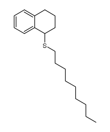 nonyl-(1,2,3,4-tetrahydro-[1]naphthyl)-sulfide结构式