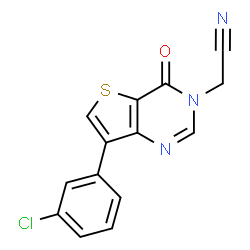 2-(7-(3-氯苯基)-4-氧代噻吩并[3,2-d]嘧啶-3(4H)-基)乙腈图片